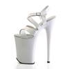 Pleaser - INFINITY997 Sandale à bride à la cheville, Pole dance chaussures - Chaussures de pole dance - Blanc Product image